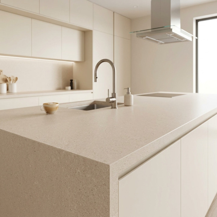 Plan de travail Avorio Dekton® Beige Clair Sable