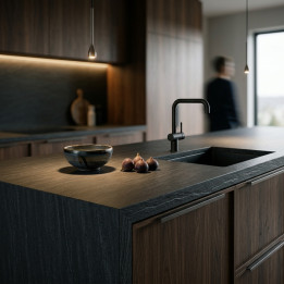Plan de travail Bromo Dekton® Anthracite