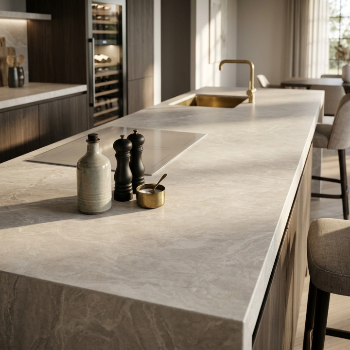 Plan de travail Ankara Laminam® Beige