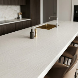 Plan de travail Ardesia Bianco Laminam® Blanc