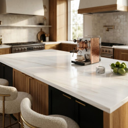 Plan de travail Bianco Lasa Laminam® Blanc