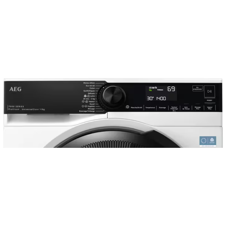 Lave-linge hublot AEG LFR73A943V - Performance et soin du linge au meilleur prix